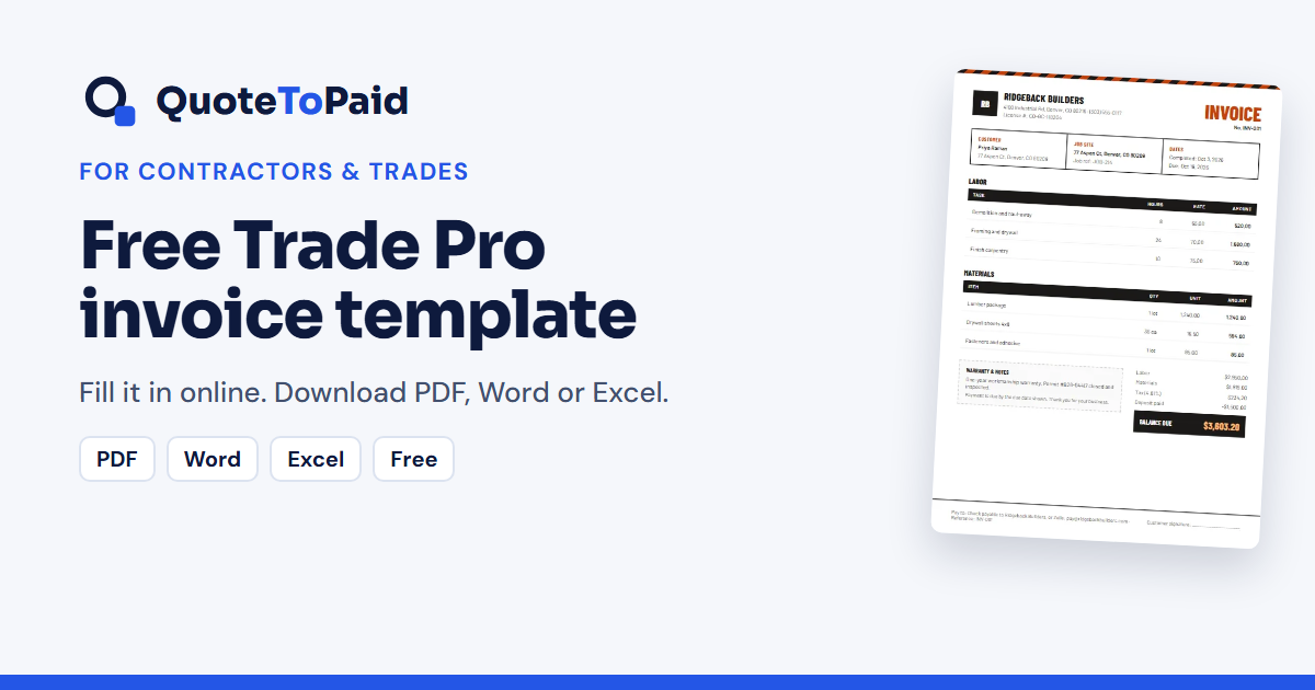 Quotation Sample Pdf Download Free Roofing Estimate & Quote Template (PDF, Word, Excel)